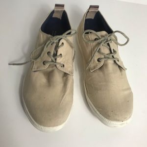 Public opinion lace up casual shoes